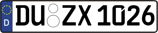DU-ZX1026