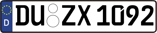DU-ZX1092