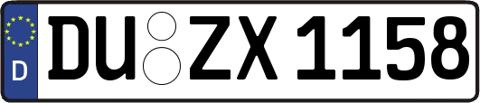 DU-ZX1158