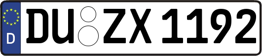 DU-ZX1192