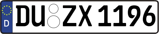 DU-ZX1196