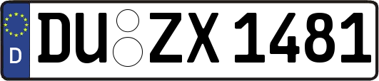 DU-ZX1481
