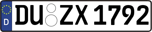 DU-ZX1792
