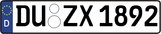 DU-ZX1892