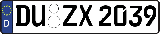 DU-ZX2039