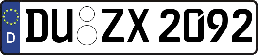 DU-ZX2092
