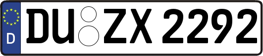 DU-ZX2292