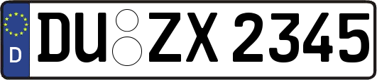 DU-ZX2345