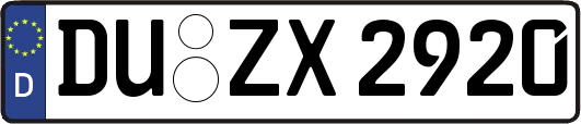 DU-ZX2920