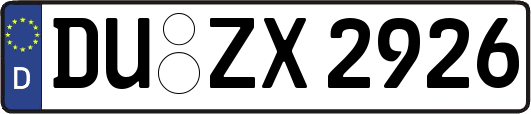 DU-ZX2926