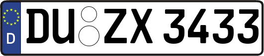 DU-ZX3433