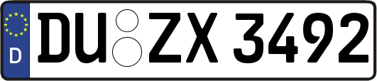 DU-ZX3492