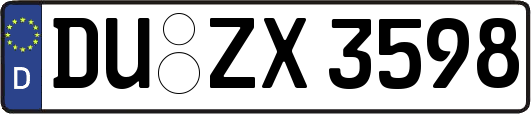 DU-ZX3598