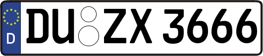 DU-ZX3666