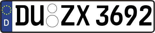 DU-ZX3692