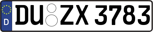 DU-ZX3783