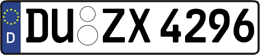 DU-ZX4296