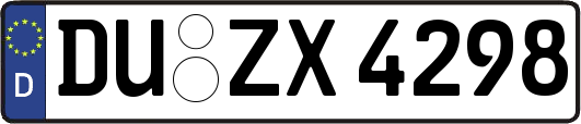 DU-ZX4298