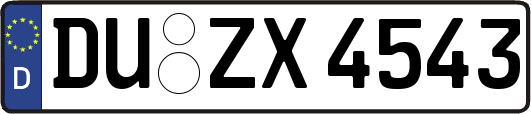 DU-ZX4543