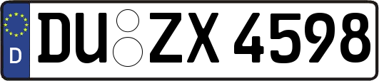 DU-ZX4598