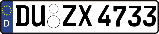 DU-ZX4733