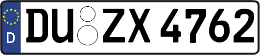 DU-ZX4762