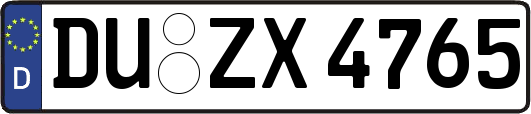 DU-ZX4765