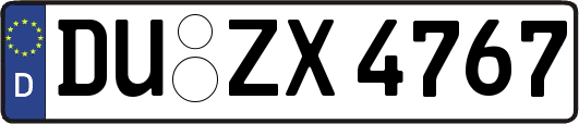 DU-ZX4767