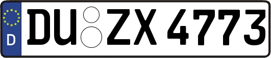 DU-ZX4773