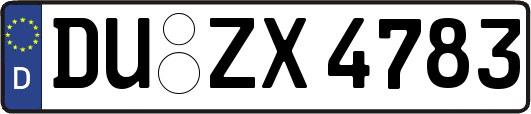DU-ZX4783