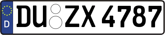 DU-ZX4787