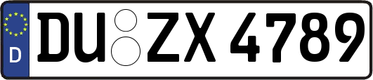 DU-ZX4789