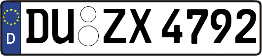 DU-ZX4792