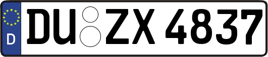 DU-ZX4837