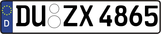 DU-ZX4865