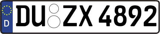 DU-ZX4892