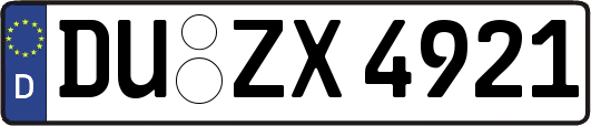 DU-ZX4921