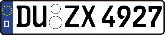 DU-ZX4927