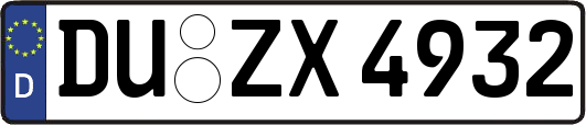 DU-ZX4932