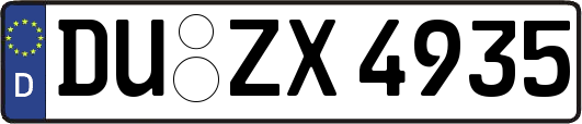 DU-ZX4935