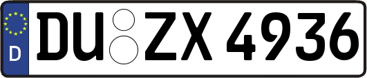 DU-ZX4936