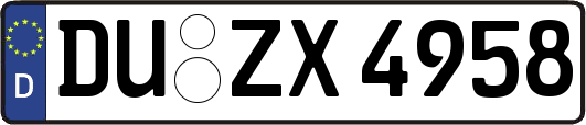 DU-ZX4958