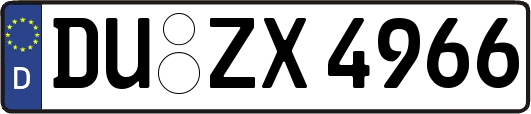 DU-ZX4966