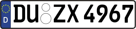 DU-ZX4967