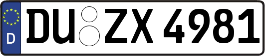 DU-ZX4981