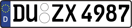 DU-ZX4987
