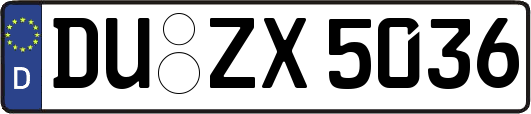 DU-ZX5036