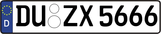 DU-ZX5666