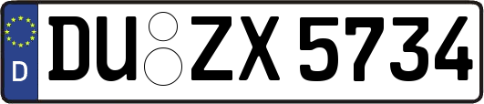 DU-ZX5734