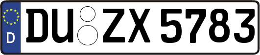 DU-ZX5783